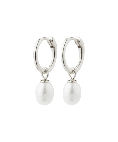 Pilgrim Berthe Pearl Hoop Earrings