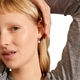 Pilgrim Berthe Pearl Hoop Earrings