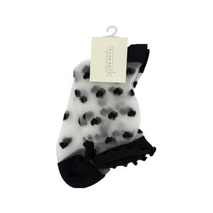 Moda Bella Sheer heart sock-brand-Moda Bella Shoes