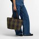Barbour Wetherham Quilted tartan tote bag