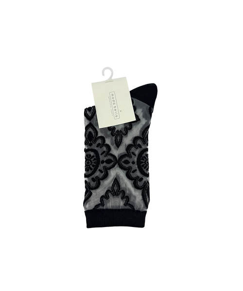 Moda Bella Sheer Medallion Sock