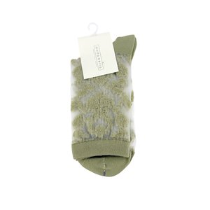 Moda Bella Sheer Floral Sock-brand-Moda Bella Shoes