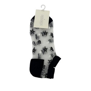 Moda Bella Sheer Sea shell Sock-brand-Moda Bella Shoes