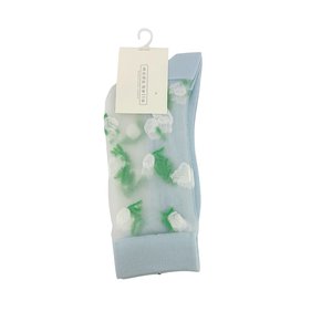 Moda Bella Sheer Rose Sock-brand-Moda Bella Shoes