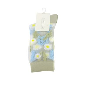 Moda Bella Daisy Floral Sock-brand-Moda Bella Shoes