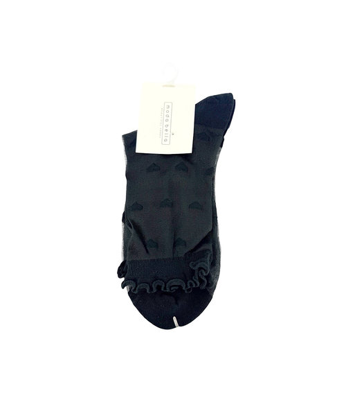 Moda Bella Sheer heart sock