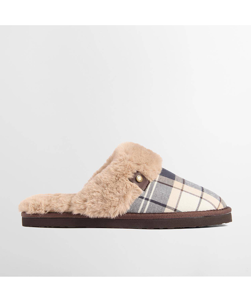Barbour Claudia Tartan Mule Slipper